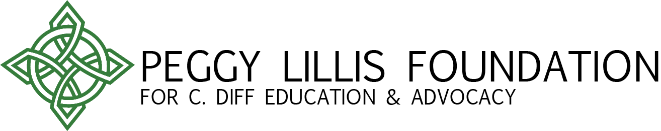 Peggy Lillis Foundation Logo with a green celtic cross